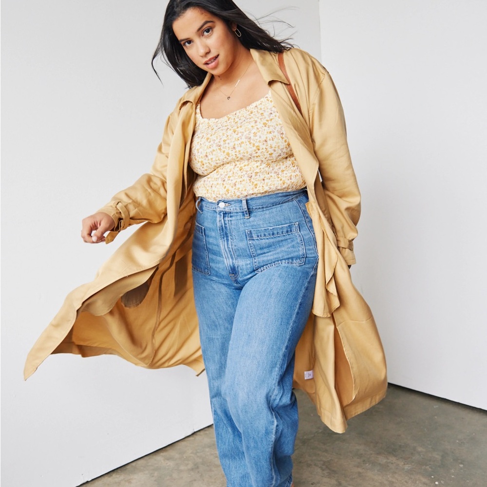 Able Irena Trench Coat in fawn